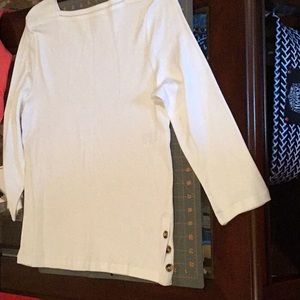 Chico’s Square Neck 3/4 Sleeve Tee